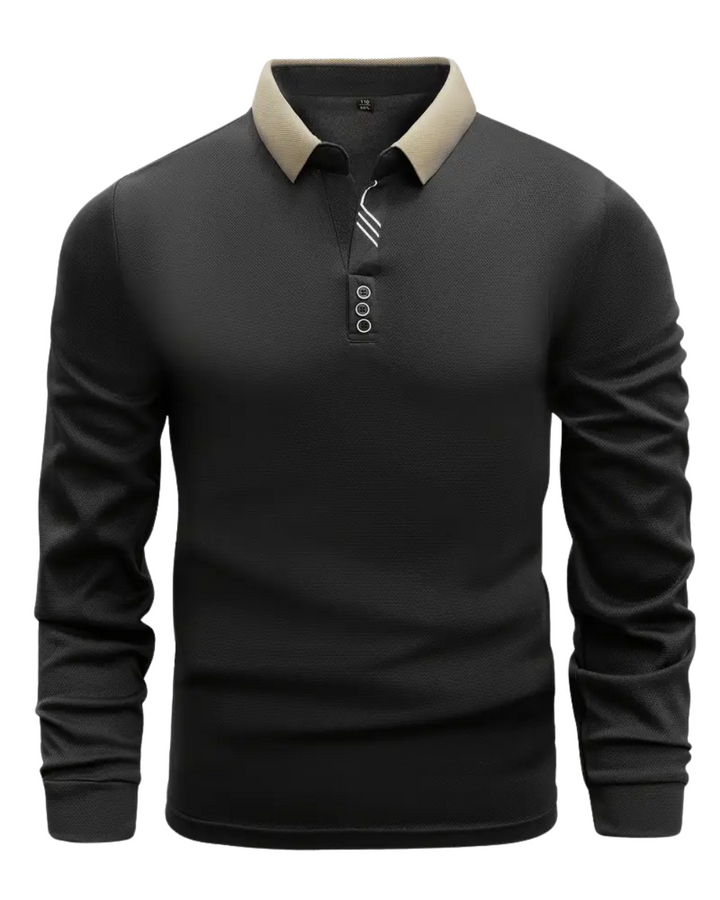 Leichter Polo-Pullover
