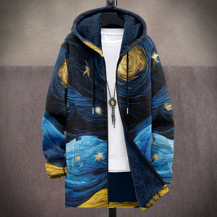 Fletcher | Künstlerischer Kapuzencardigan