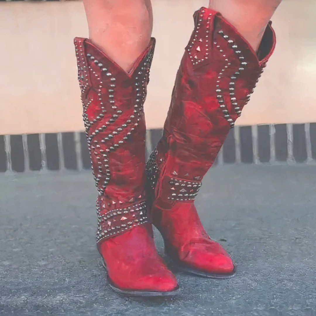 Ingrid I Bequeme Stiefel mit Blockabsatz