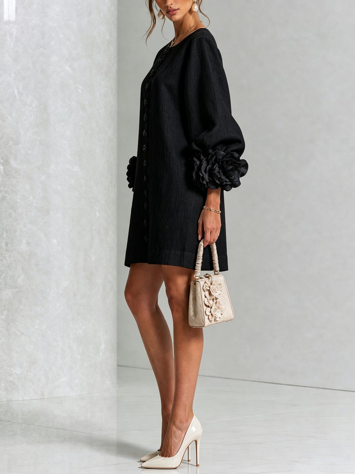 Florenz | Florales Hemdblusenkleid