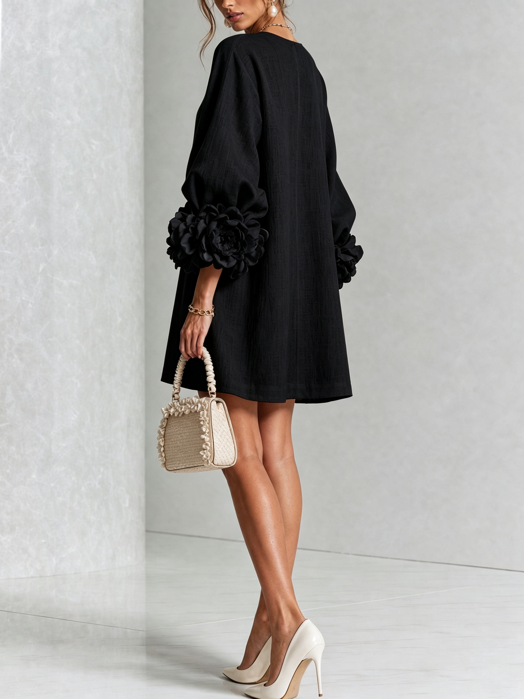 Florenz | Florales Hemdblusenkleid