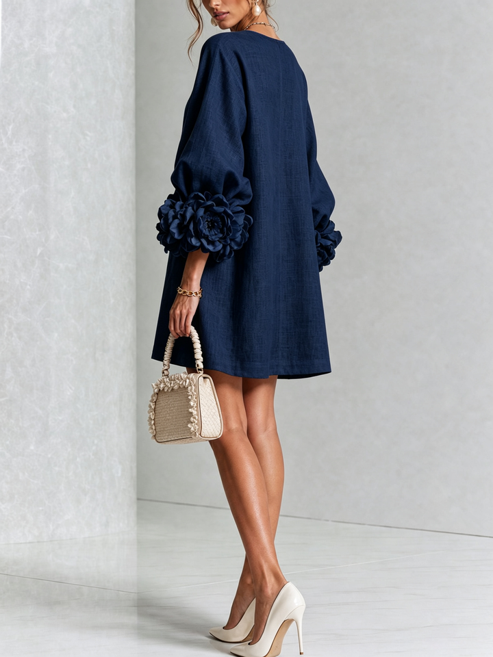 Florenz | Florales Hemdblusenkleid