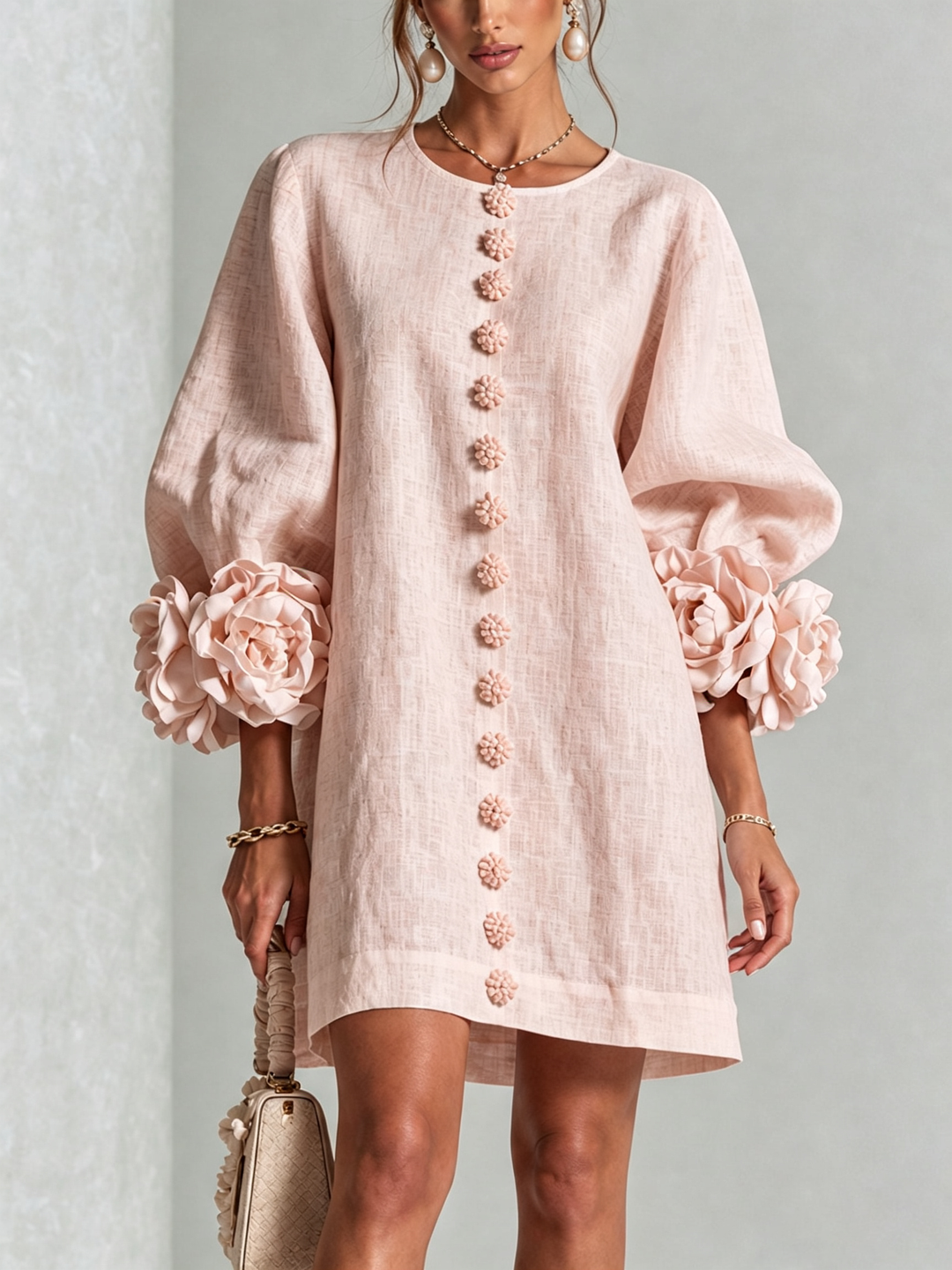 Florenz | Florales Hemdblusenkleid