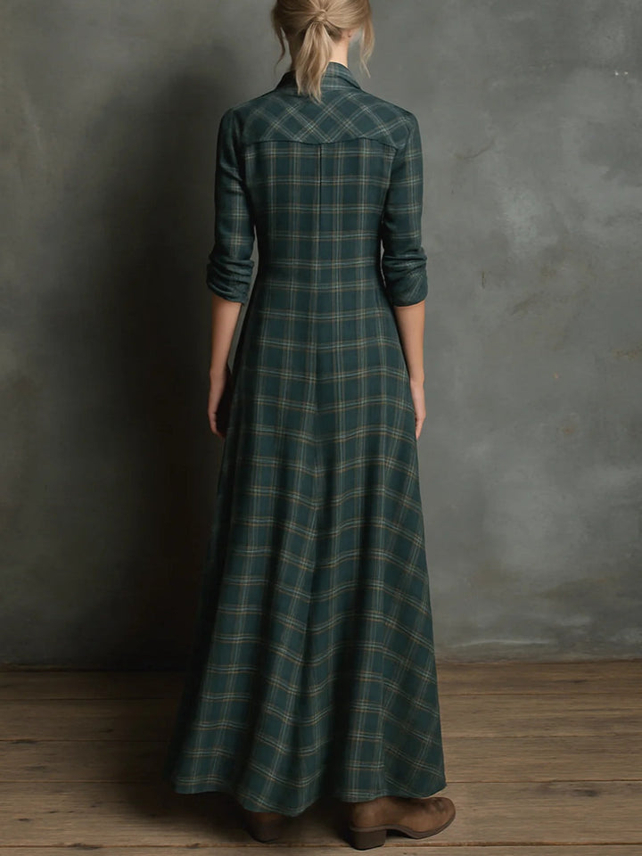 Emanuela – Imperialgrünes Kleid