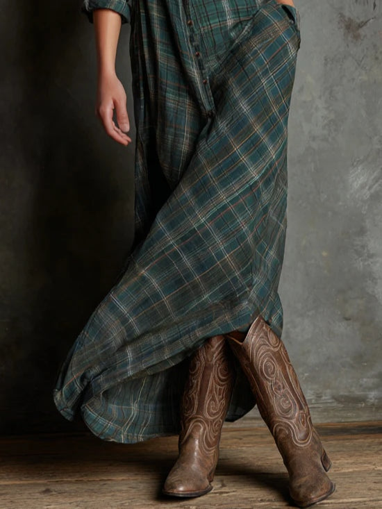 Emanuela – Imperialgrünes Kleid