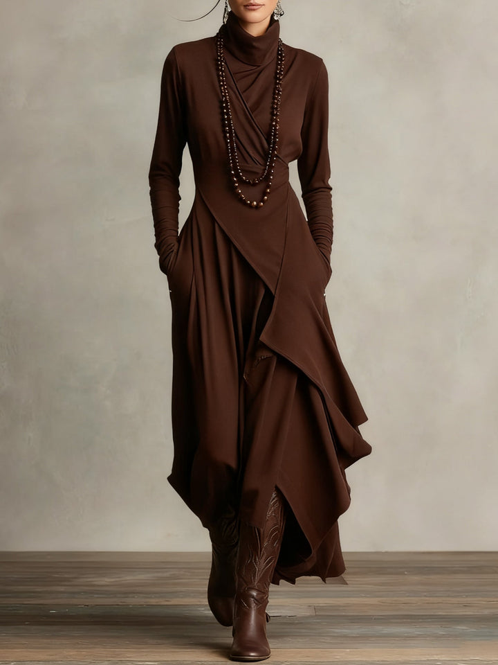 Arielle | Vintage Asymmetrisches Colkleid