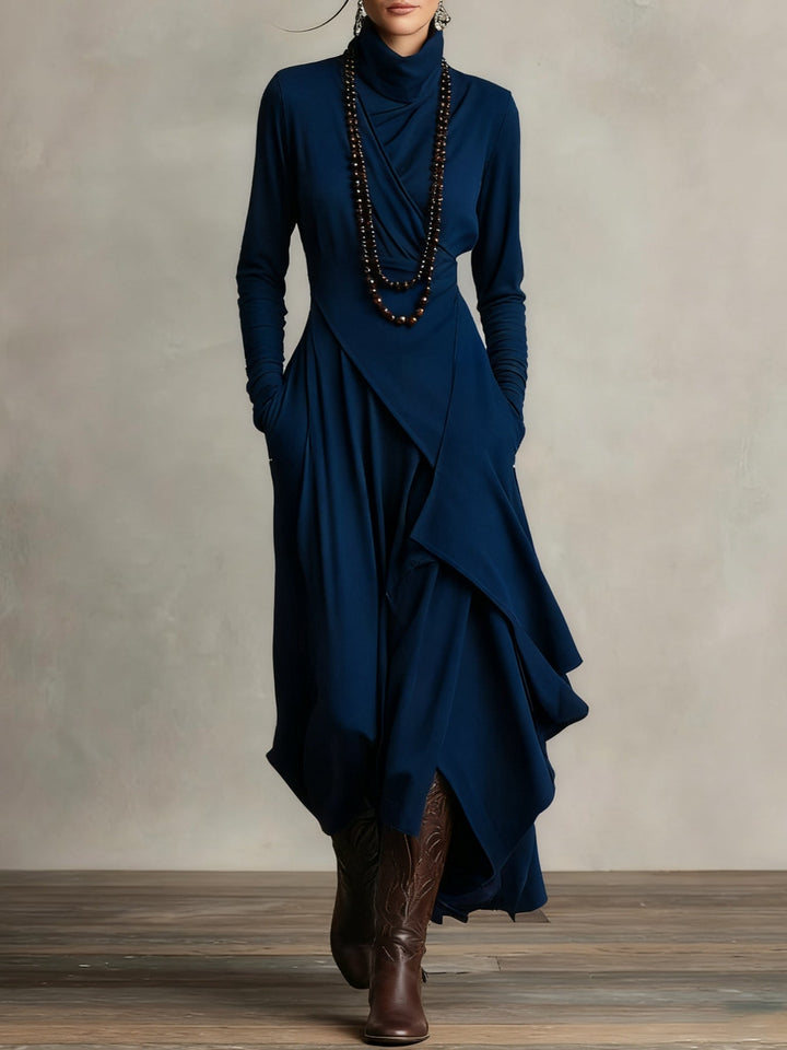 Arielle | Vintage Asymmetrisches Colkleid