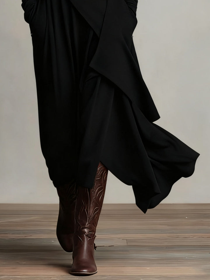 Arielle | Vintage Asymmetrisches Colkleid