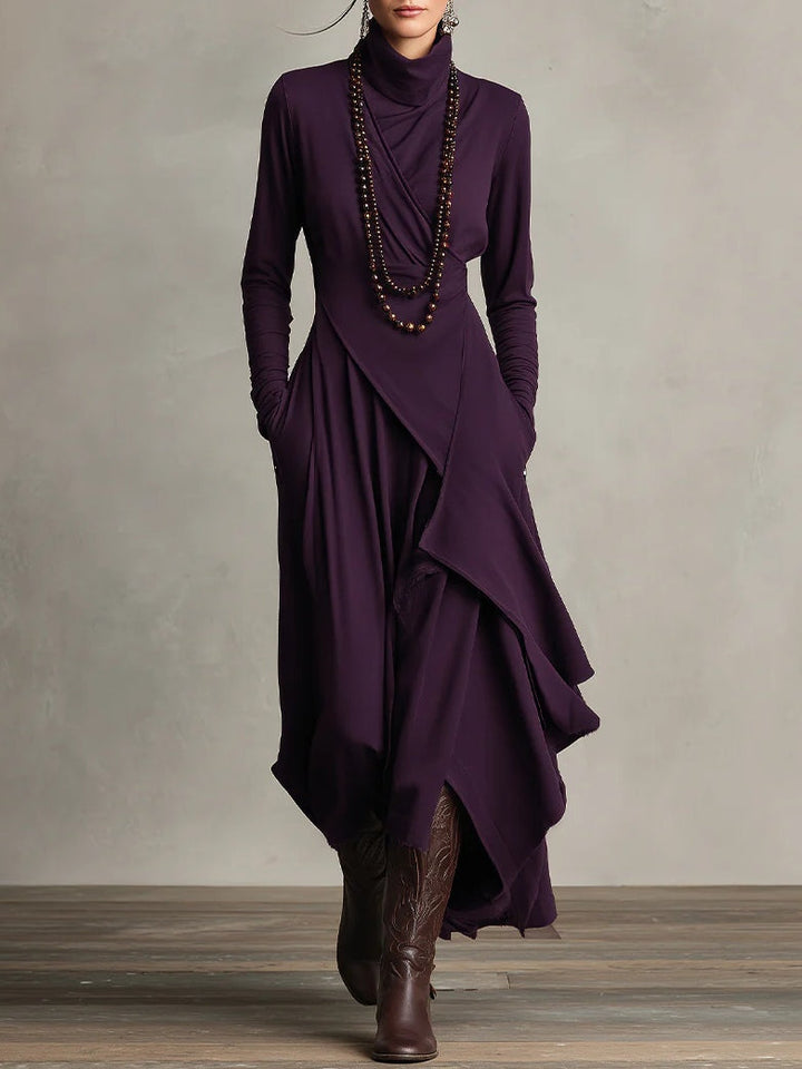 Arielle | Vintage Asymmetrisches Colkleid
