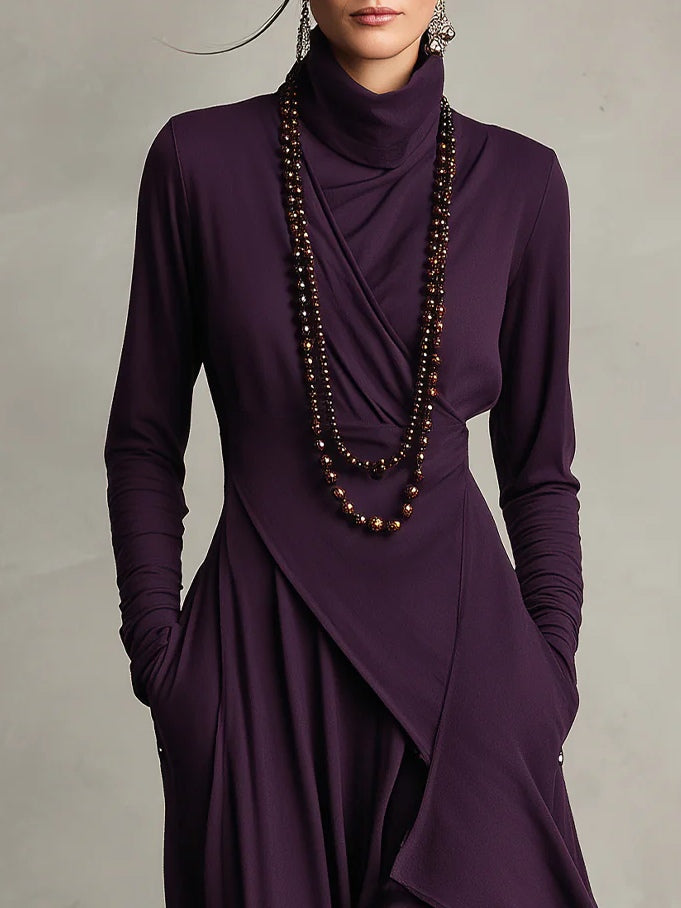 Arielle | Vintage Asymmetrisches Colkleid