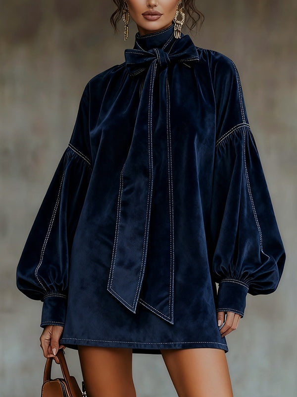 Agata – Abendkleid Nachtblau