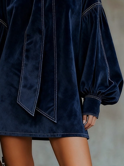Agata – Abendkleid Nachtblau