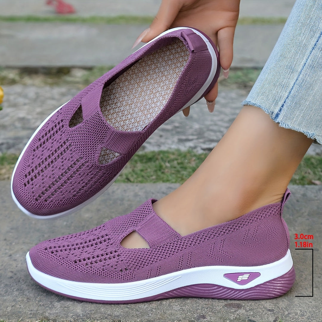 Elies™ | Atmungsaktive Cut-Out Sneaker
