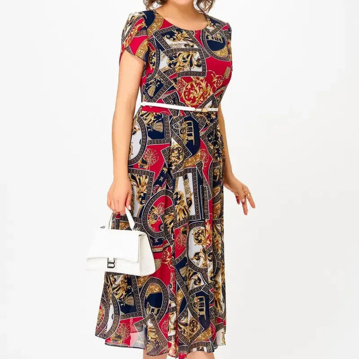 Nina I A-Linien Chiffonkleid im Vintage-Stil