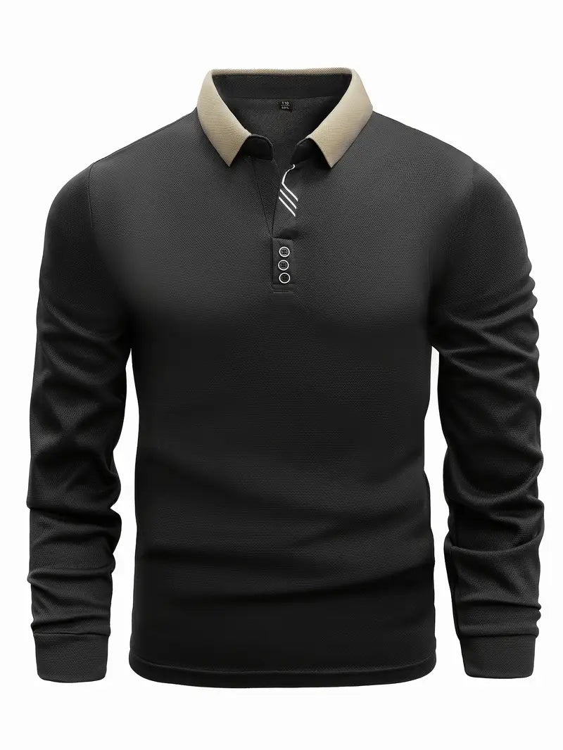 Leichter Polo-Pullover