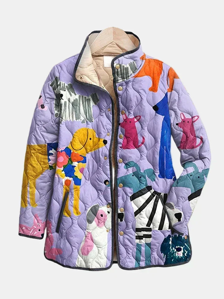 DELACROIX | Steppjacke Kleine Hunde Michèle