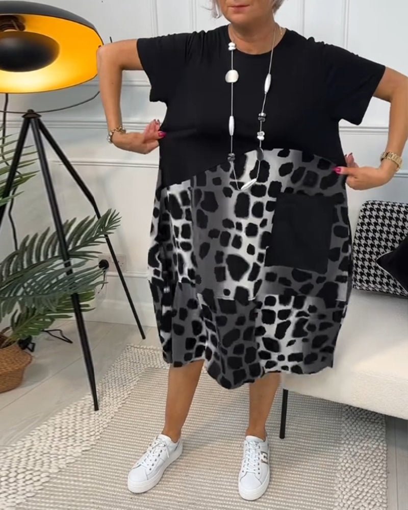 Cassandra | Damen Elegantes Midi-Kleid