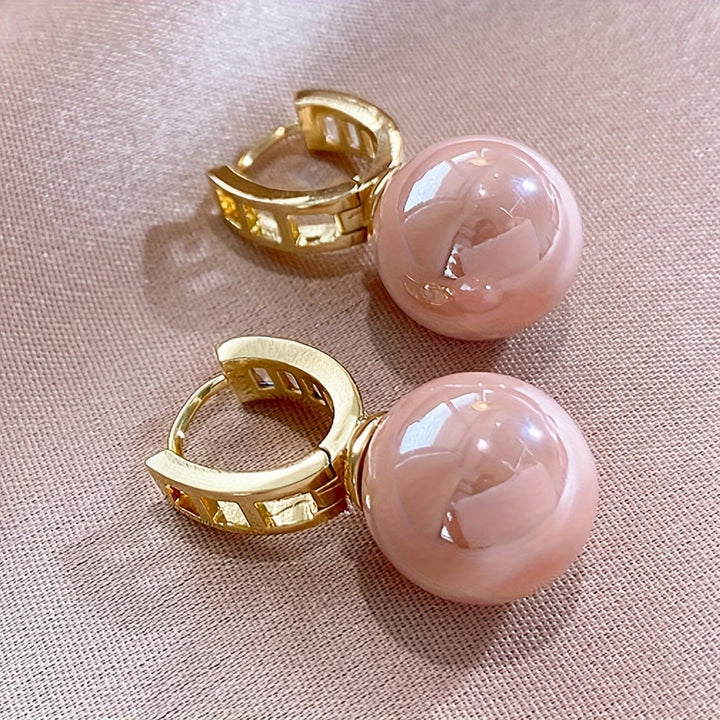 Ohrringe aus Rosa Perle