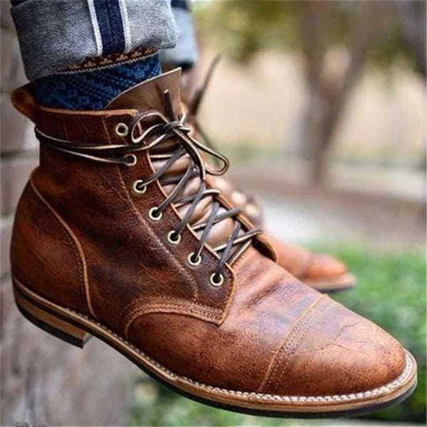 Russel | Herren Schnürstiefel im Retro-Stil