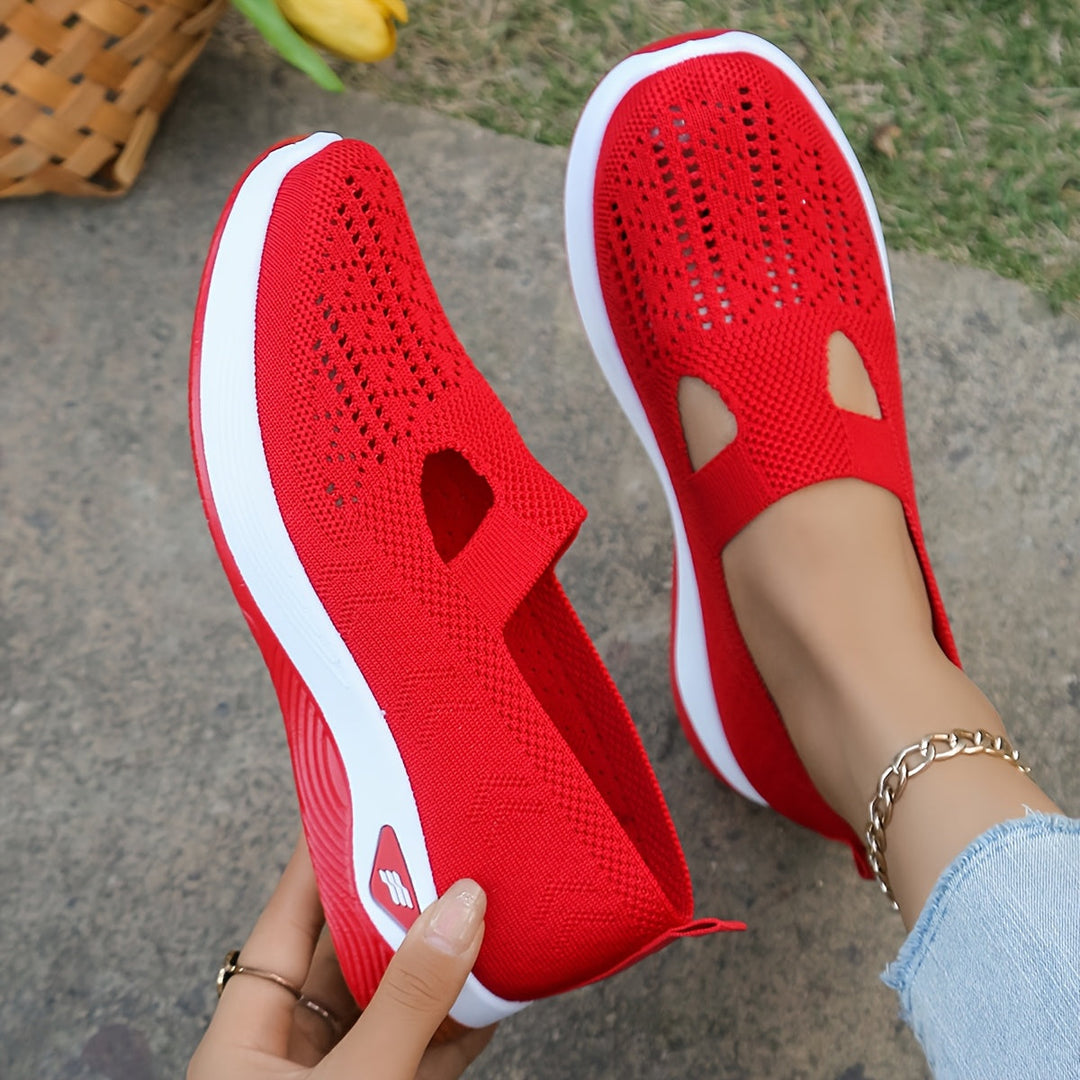 Elies™ | Atmungsaktive Cut-Out Sneaker