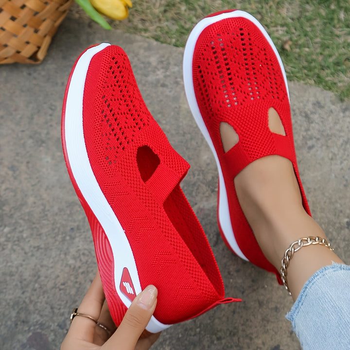 Elies™ | Atmungsaktive Cut-Out Sneaker