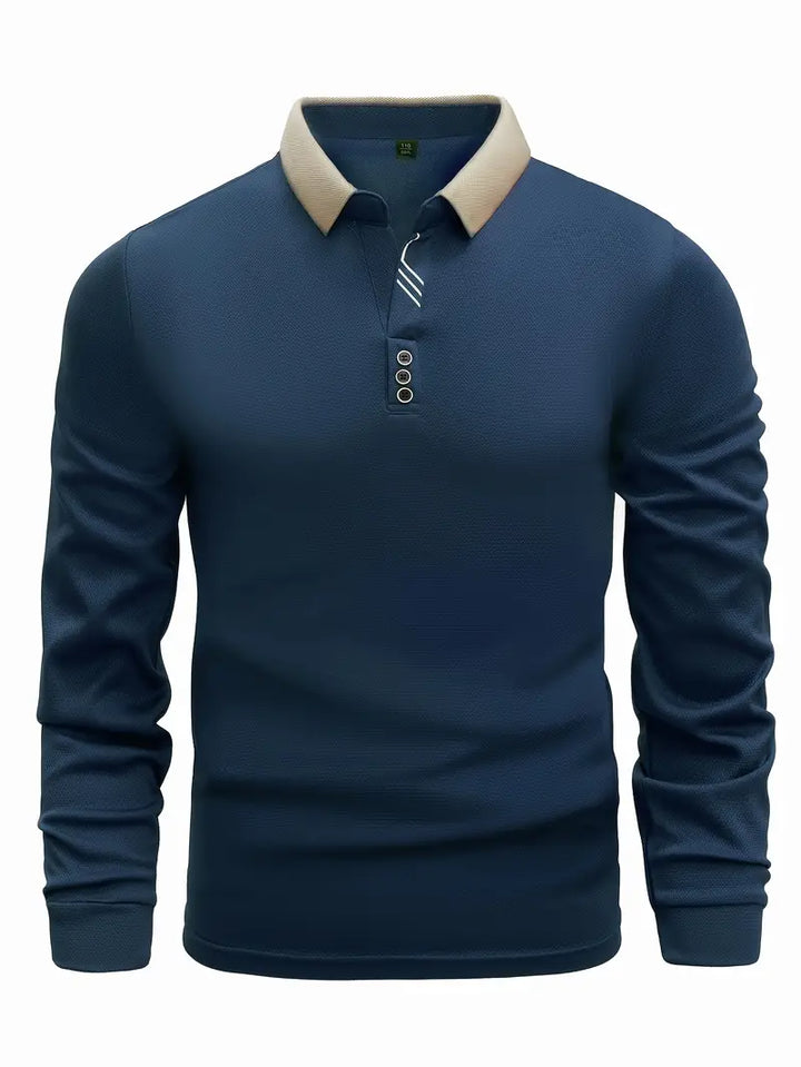 Leichter Polo-Pullover