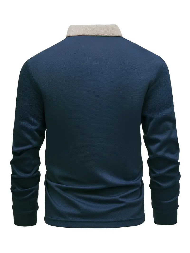 Leichter Polo-Pullover