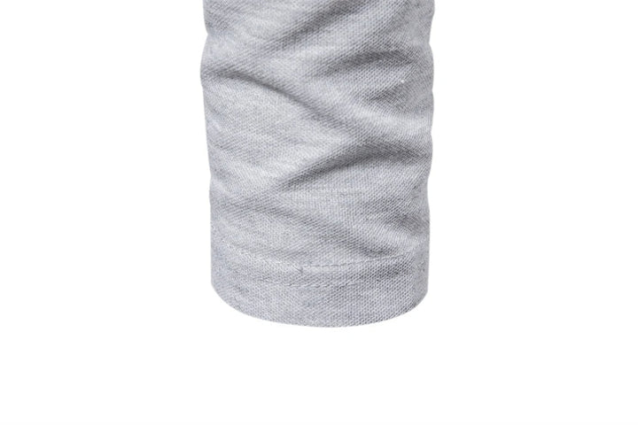 Lässiges langärmeliges Poloshirt