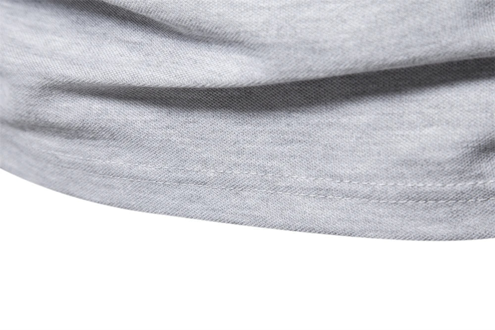 Lässiges langärmeliges Poloshirt