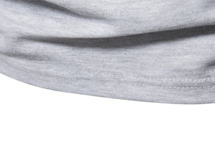 Lässiges langärmeliges Poloshirt