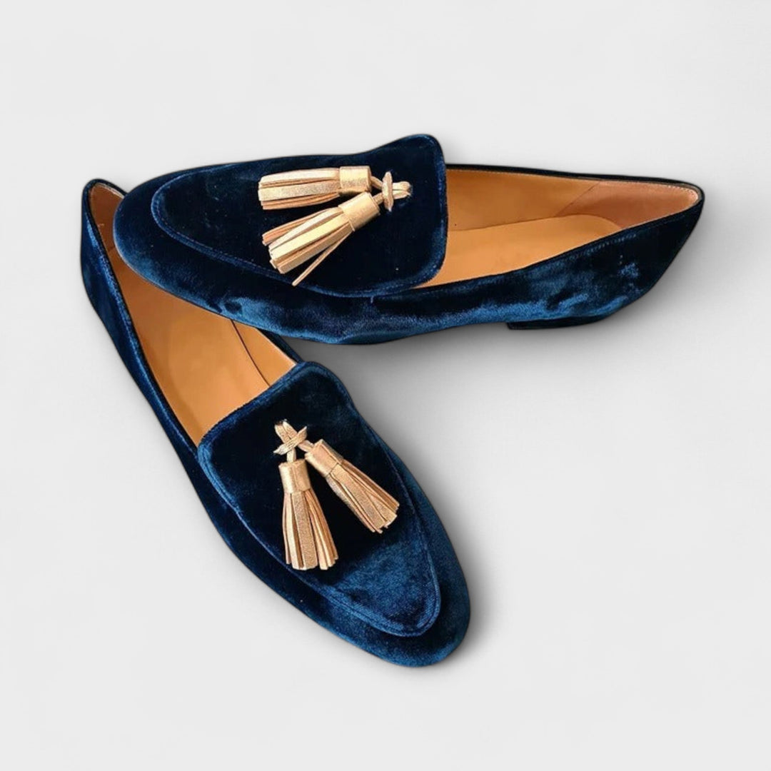 Quinnlyn – Vintage-inspirierte Loafers mit Fransen
