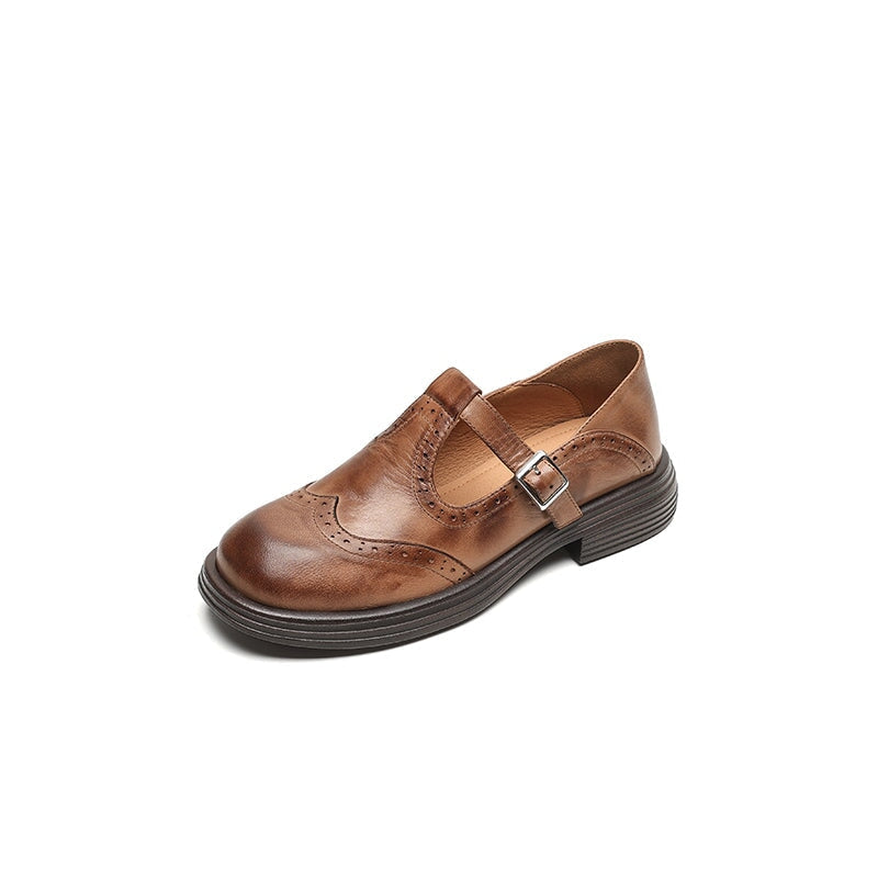 Mattea Mary Janes - Eleganter Leder-Schuh