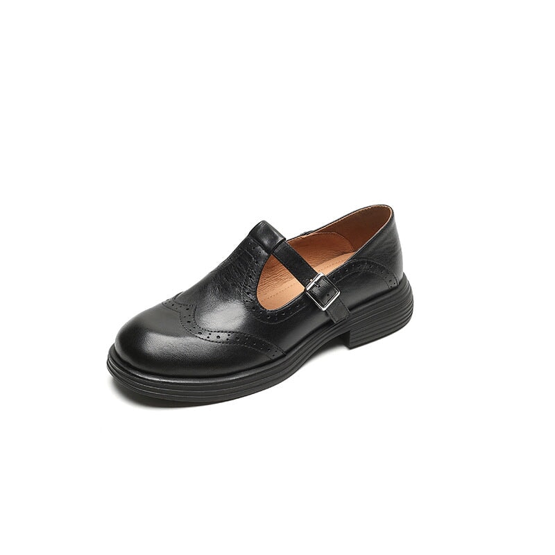 Mattea Mary Janes - Eleganter Leder-Schuh
