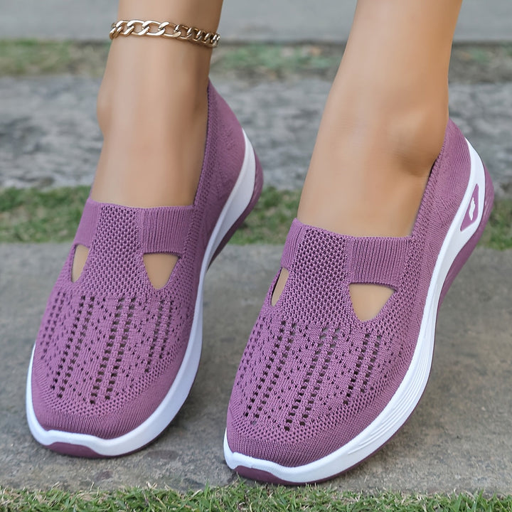 Elies™ | Atmungsaktive Cut-Out Sneaker