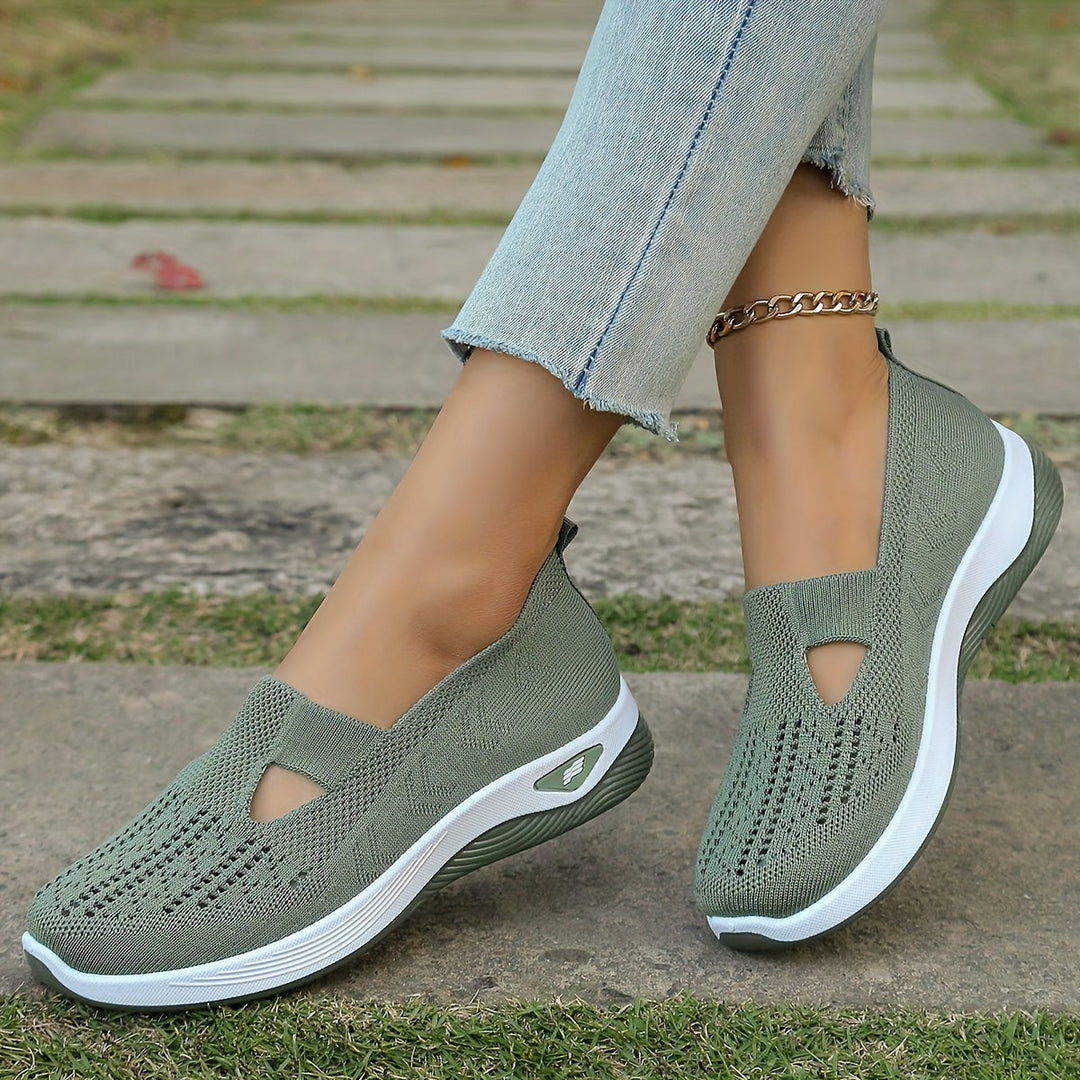 Elies™ | Atmungsaktive Cut-Out Sneaker