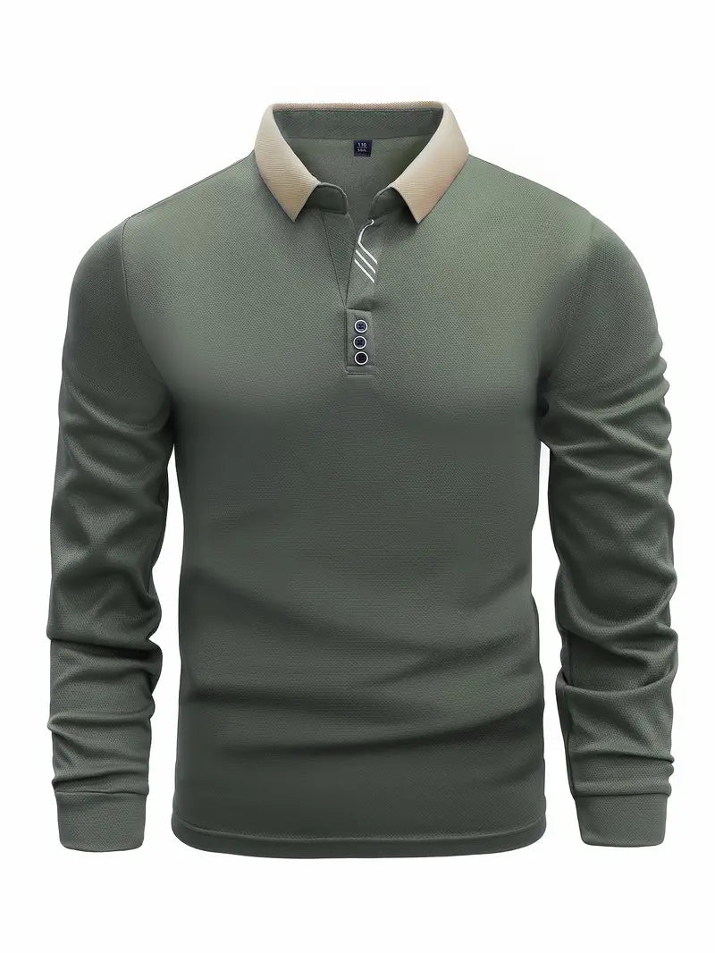 Leichter Polo-Pullover