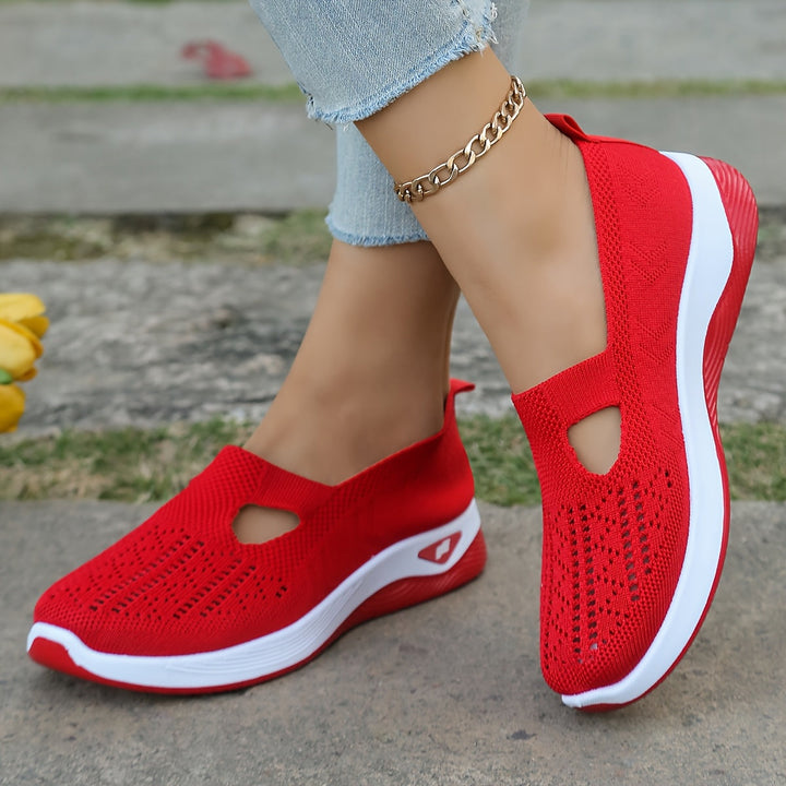 Elies™ | Atmungsaktive Cut-Out Sneaker
