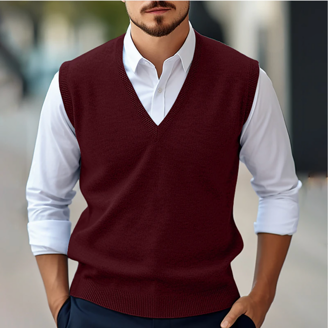 Ärmelloser Pullover