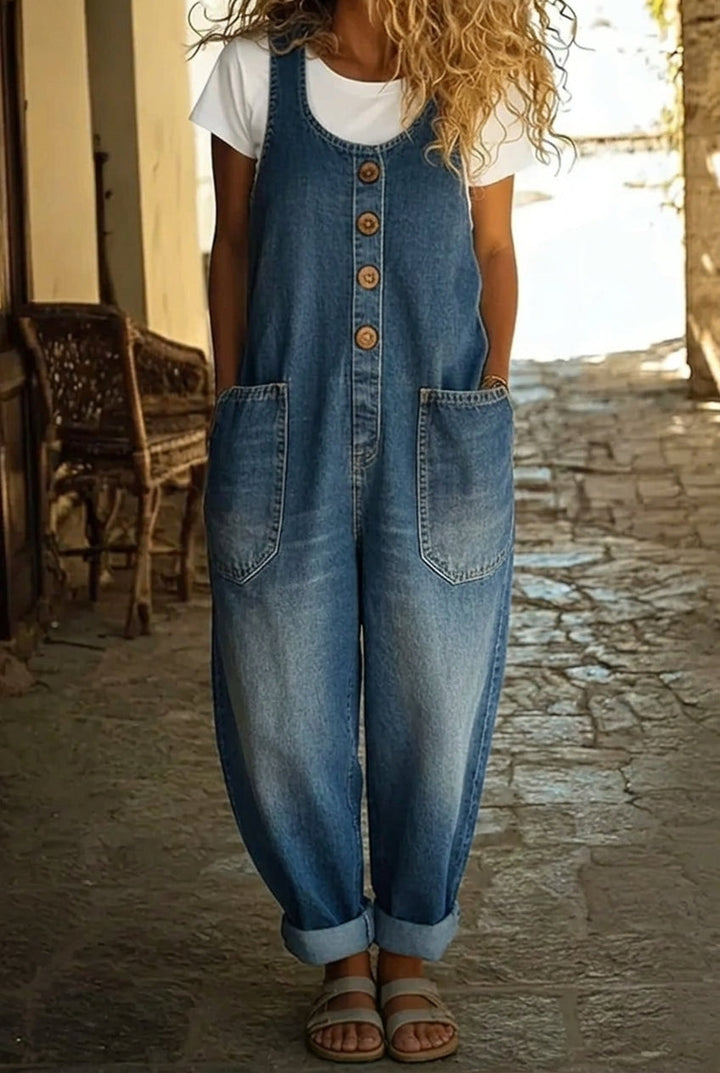 Saylor | Latzhose aus Vintage-Lavato-Denim