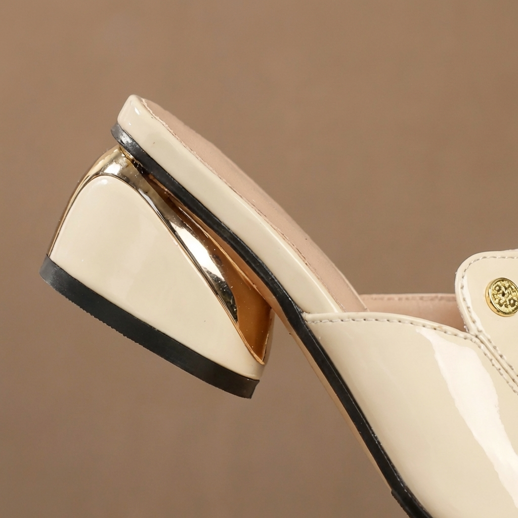 Mauve Patent Riemchenabsätze