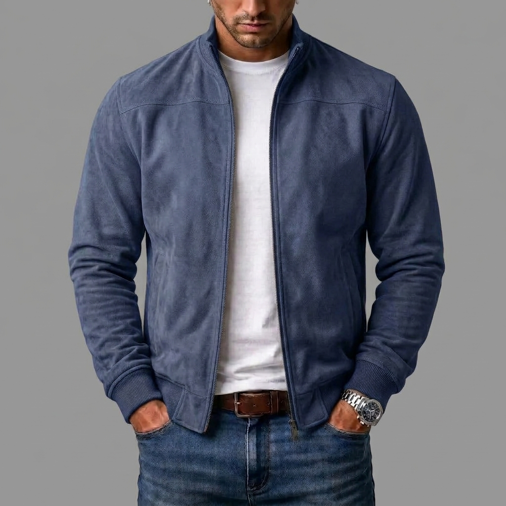 Dieter | Wildleder Bomberjacke