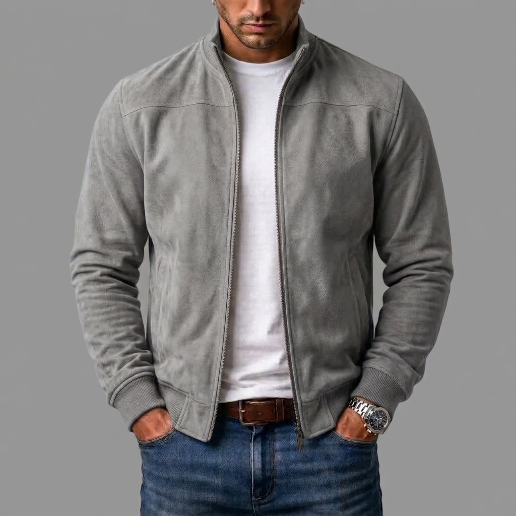 Dieter | Wildleder Bomberjacke