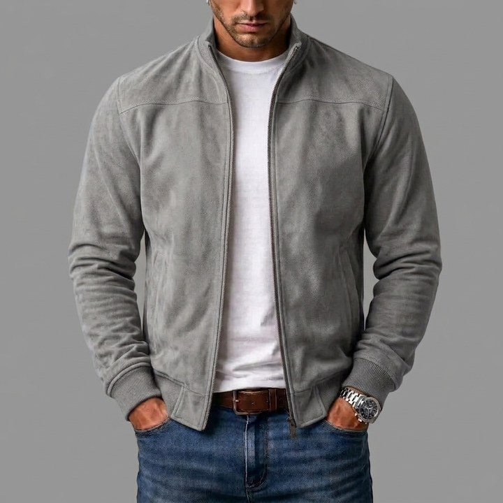 Dieter | Wildleder Bomberjacke