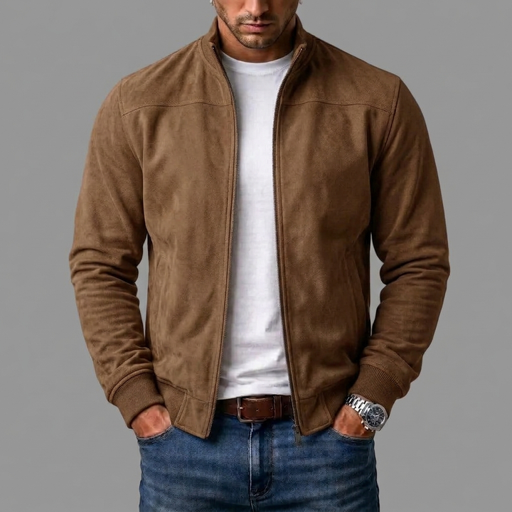 Dieter | Wildleder Bomberjacke