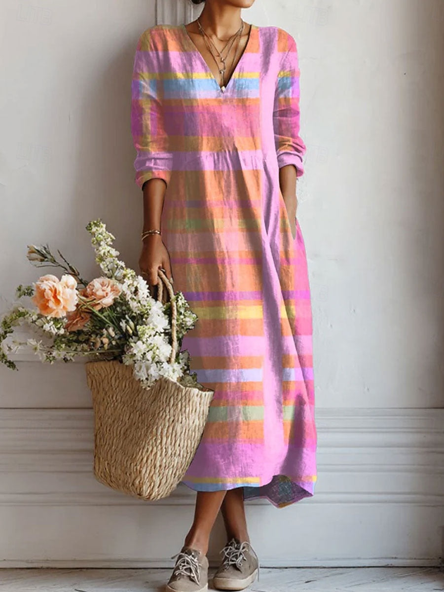 Langes Bohemian Kleid