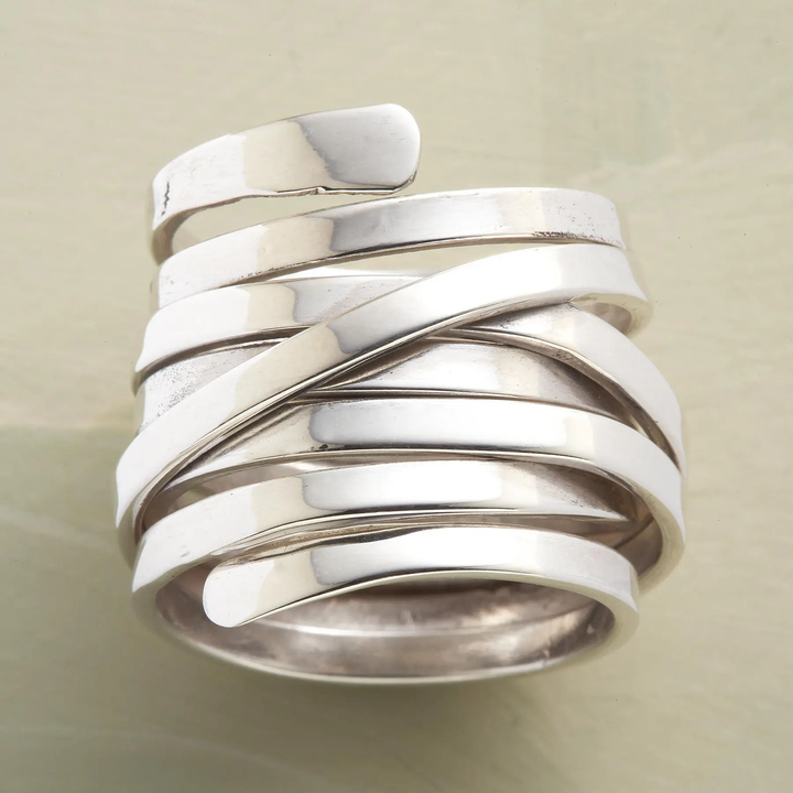 Eleganter Vintage-Silberring