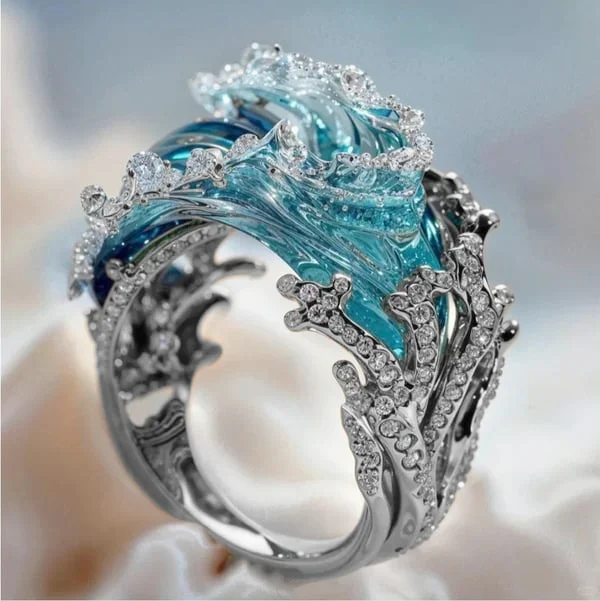 Perle | Ozean Schwur Ring