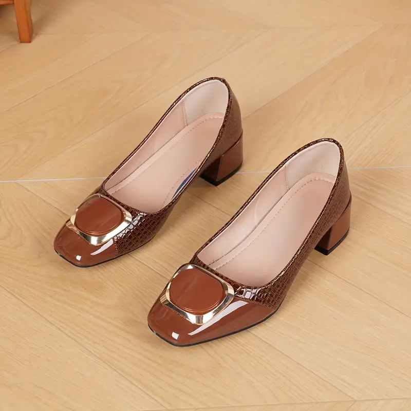 Monika | Leder-Pumps mit Schnalle