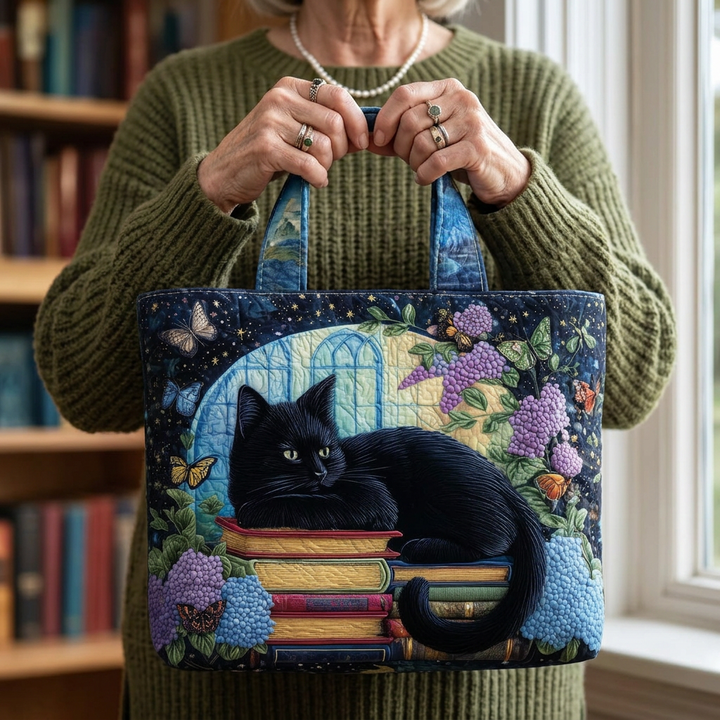 Eva – Gepolsterte Tragetasche mit Katzenmotiv