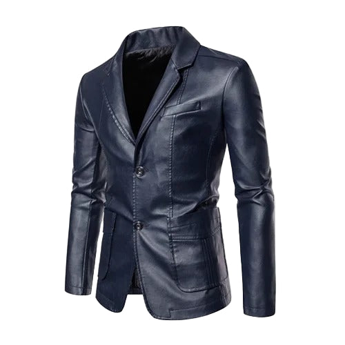 Business Casual Lederjacke